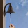 Retro Cast Iron Dinner Bell, Farmhouse Outdoor Doorbell, Yard/Garden Decorative