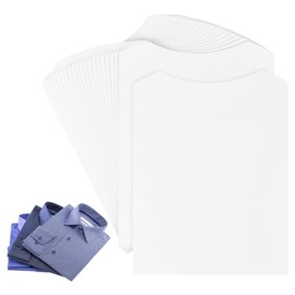 BENECREAT 20PCS White Cardboard Shirt Inserts, 34.1x25.8cm Foldable lining Fold for DIY Packaging Inserts, Organising Clothes, 0.5mm Thick