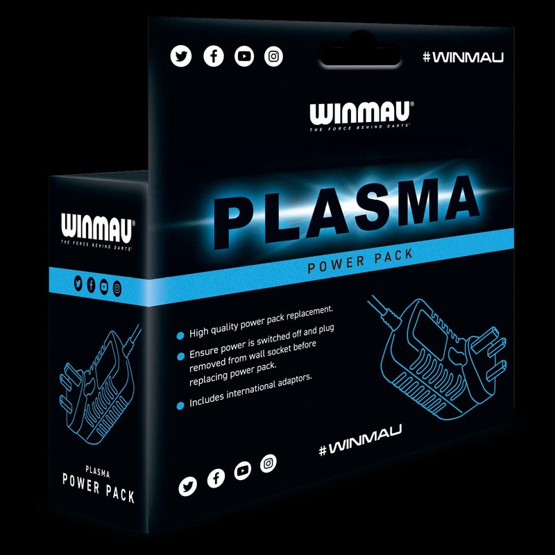 WINMAU Plasma Dartboard Light and Accessories (Power Pack)