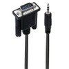 Qaoquda DB9 9 Pin Male to 3.5mm Male Plug Serial