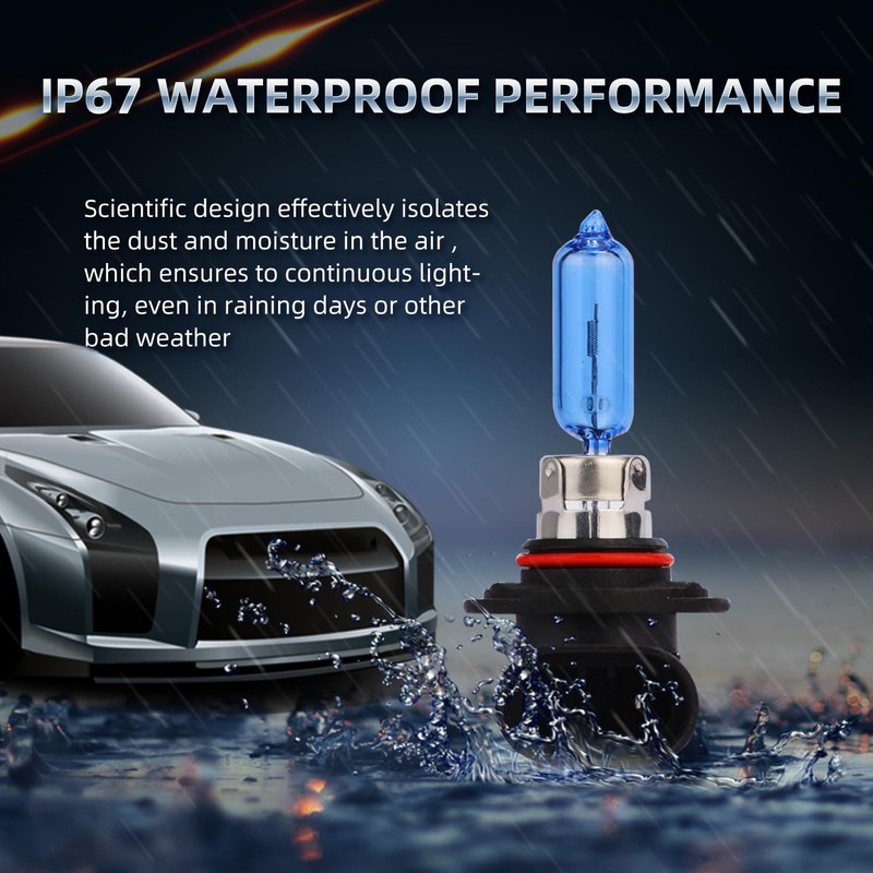 Sinoparcel HB3 Headlight Bulb, 5000K 12V 65W 9005 Bulb for