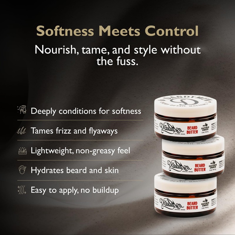DandyMen Beard Butter – Deep Hydration and Styling Control with