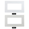 MECCANIXITY Switch Surround Plate Wall Panel Decoration Dual Gang Aluminum