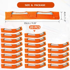 Hard Hat Sweatband Washable Reusable Sweat Bands for Hard Hats, Replacement Cotton Hard Hat Liner for Hard Hats Helmet Comforter Pad Hard Hat Accessories (10Pack-20Pcs)
