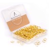 BEADNOVA 8mm Open Jump Rings Gold Jump Rings for Jewelry