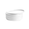 Sweese Porcelain Flat Dinner Plates Set of 6, 10.5 Inch