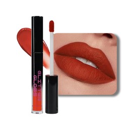 Red Matte Lipstick for Women,High Pigment Liquid Lipstick,Long Lasting Waterproof Lightweight Comfortable Non-Drying Bold Dark Lip Gloss for Gothic Stage Makeup,Cruelty Free