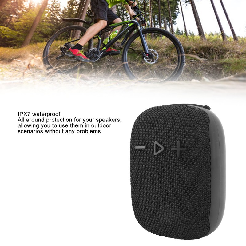 Portable Bluetooth Speaker IPX7 Waterproof Mini Subwoofer with Stand for