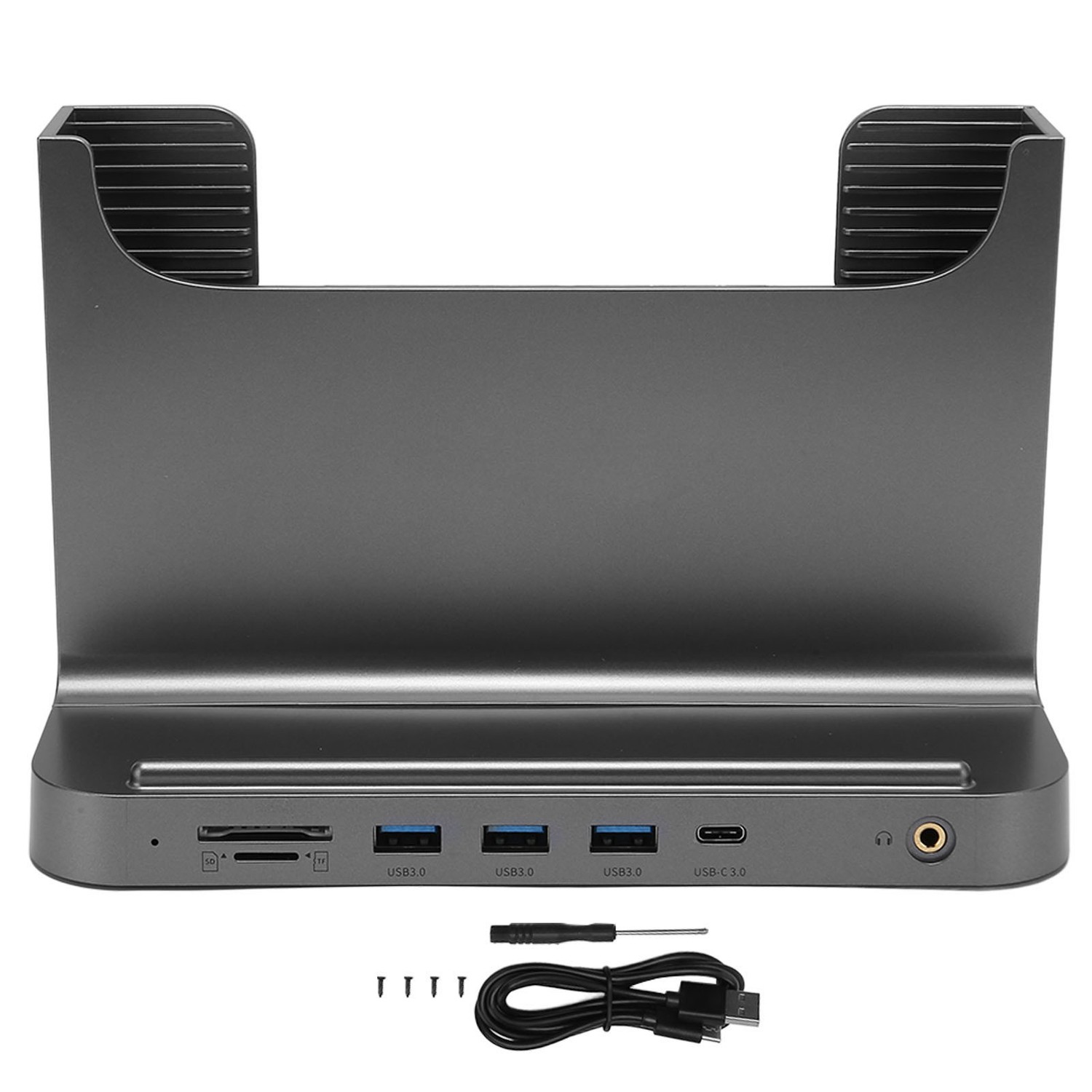 Vertical PC Stand 8 in 1 Docking Station Stable Signal Transmission ...