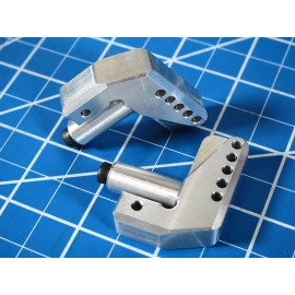 Tamiya Aluminum Front & Rear Axle Linkage Mount Tamiya 1/10 Bullhead Clodbuster