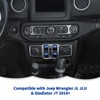 RT-TCZ Center Console Window Button Switch Trim Cover Decoration Interior