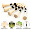 SAPLIZE Golf Bamboo Tees, Pack of 150 (54 mm) -