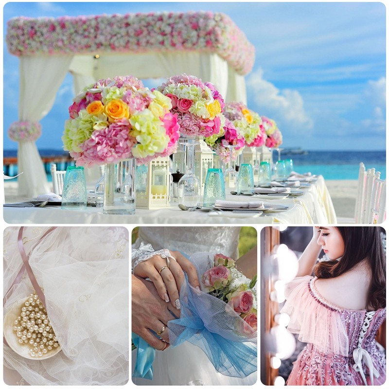 PATIKIL 5 Yards Tulle Fabric, 63inch Glitters Tulle Fabric Rolls