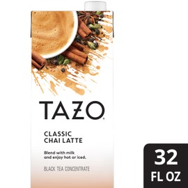 Tazo Chai Tea Latte Concentrate, 32 Fl Oz (Pack of 3)