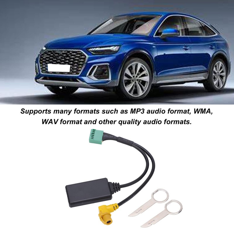 EVGATSAUTO Bluetooth 5.0 Cable, 12 Pin MMI 3G AMI AUX