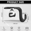 TCOTBE Black Car Back Seat Headrest Hooks, Car Seat Organizer