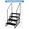 RV Steps with Dual Handrails, 4 Step Spa Hot Tub