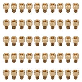 50Pcs Cap Hex Socket Screw Copper Fastener Hardware Tools Industrial Supplies M4M4x6