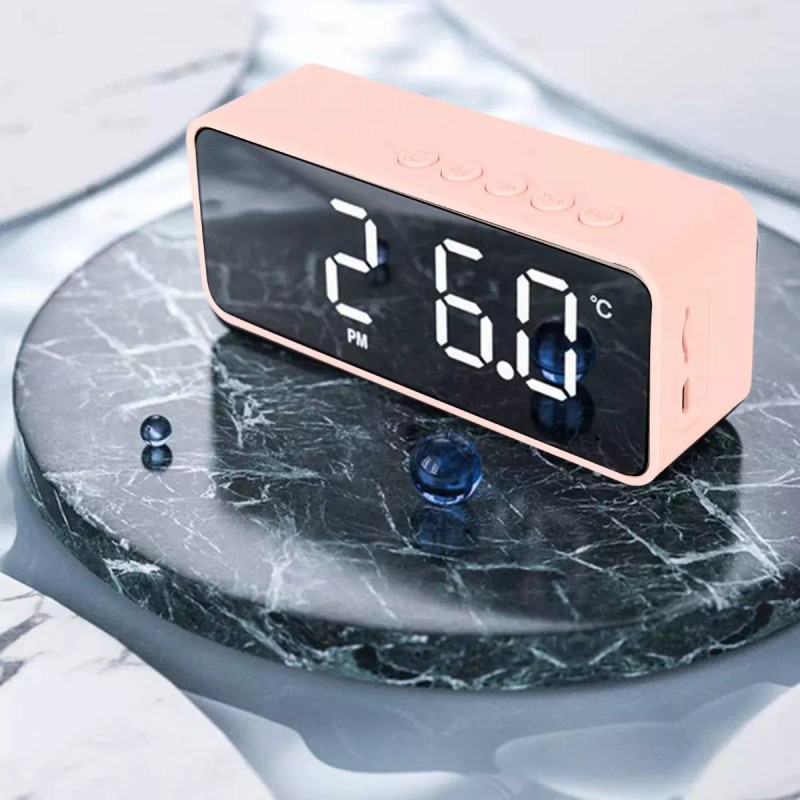 Savefree Reloj Despertador Digital USB Savefree Con Alarma, Bluetooth, Radio
