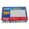 BOJACK 24Value 630pcs Aluminum Electrolytic Capacitor Assortment Box Kit Range