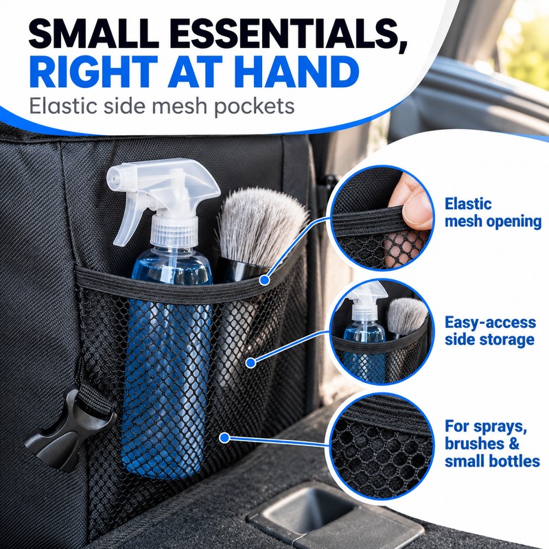 Large Collapsible Car Trunk Organizer for Storage – 600D Oxford