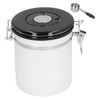 Sealing Container with Spoon Stainless Steel Coffee Beans Canister with