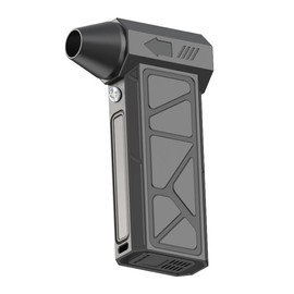 Compressed Air Duster 110,000 RPM Electric Cordless Air Blower with Brushless Motor, 3-Speed Adjustable Settings, Rechargeable Fast-Charge Dust Cleaner for PC, Keyboard, Car & Home (Black)