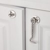 2 Packs Brushed Nickel 4”Hook and Eye Gate Door Latch,Solid