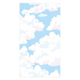 Caspari Blue Skies Guest Towel Napkins - 15 Guest Towel Napkins per Pack