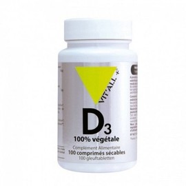 바이탈+ 비타민 D3 20 mcg 100 드라이 타블렛 Vital+ Vitamin D3 20 mcg 100 Dry Tablets