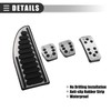 A ABSOPRO Car Fuel Brakes Tote Pedal Cover Set for