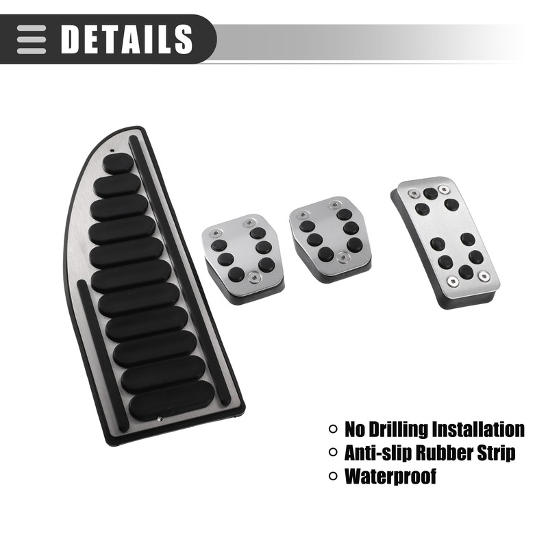 A ABSOPRO Car Fuel Brakes Tote Pedal Cover Set for