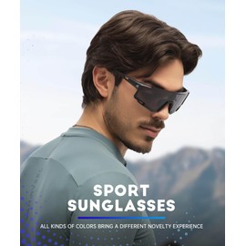 NSSIW Polarized Sunglasses-Men Sports Mens-Sunglasses: Running Sun Glasses Women Polarized UV Protection for Cycling