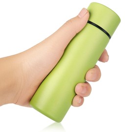 Stainless Steel Water Bottle, 150 ml Mini Coffee Thermos Bottle, Bottle for Hot Drinks, Portable Small Thermos Bottle, Drink Water Bottle, Insulated Cup, Drink, Water Bottle (Matte Green)