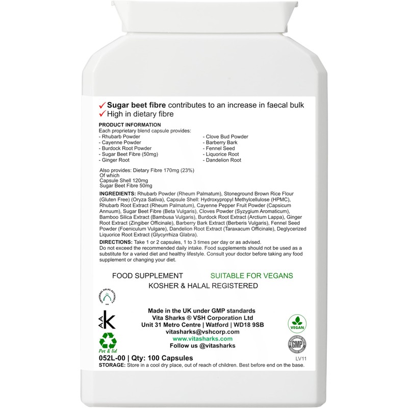 VitaCol Cleanse & Clear Herba 12 - Fibre Enriched Vegetarian