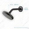 OFFO Shower Arm with Flange, 10 Inches Oil Rubbed Bronze