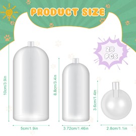 MANOPAWS 28 Pack Replacement Squeakers for Dog Toys,Squeaker DIY Toy Accessories,Bulk Pet Squeakers Repair Dog and Cat Baby Toy Noise Makers Insert Replacement Pet Supplies