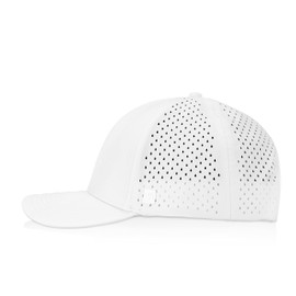 Billest Ivins Snapback Hat | Men & Women | 6 Panel Blank White Cap | Breathable & Lightweight | Outdoor | Curved Bill