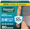 Depend Fresh Protection Adult Diapers, Incontinence Underwear for Men, Disposable,