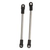 8Pcs Stainless Steel Link Rod 275mm Wheelbase Stainless Steel Link