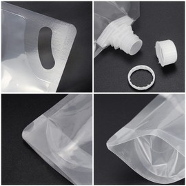 Rum Runners for Cruise, Plastic Flask Leak-Proof with Funnel set, 32 oz, 6-Pack