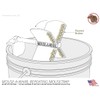 Mouse-A-Whirl High-Volume Repeating Mouse Trap - Catch Many Mice with