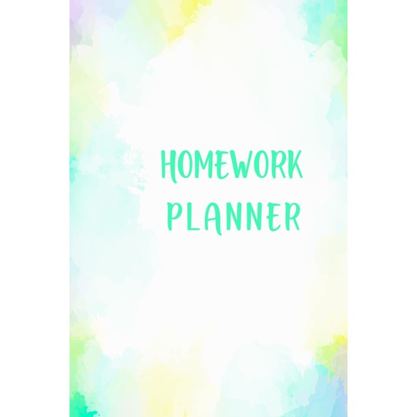 Kids Homework Planner: Undated Assignment Tracker Notebook for Students