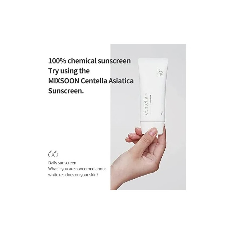 Mixsoon Centella Sun Cream Spf50 Pa 50g