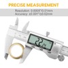 Digital Caliper Vernier Caliper Inch/Metric Conversion 6Inch 150mm Digital Fractional