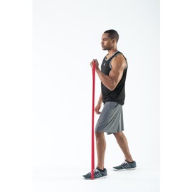 Black Mountain Products Strength Loop Resistance Exercise Bands, Blue , 1/4"