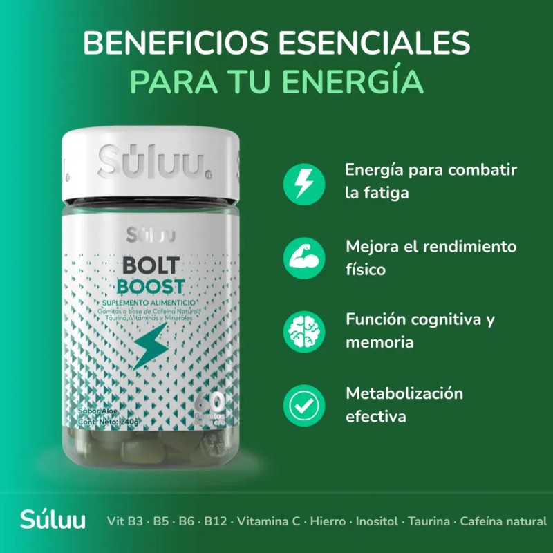 2-pack Gomitas Energéticas Suplemento Energizante Inositol