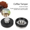 51mm Double Head Coffee Powder Hammer Stainless Steel Coffee Distributor