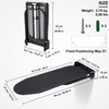 Duwee 12"×36" Wall Mounted Ironing Board,Folding Ironing Board Cabinet with