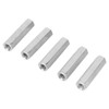 Long Hex Nut, 5 Pieces M8 x 50 Long Rod